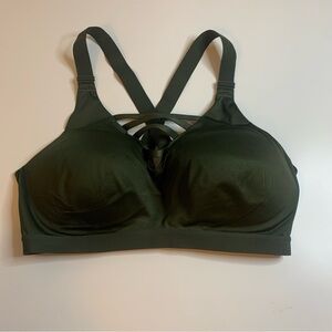 Victoria's Secret Forest Green Crisscross Bra